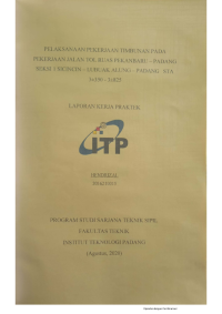 Image of Pelaksanaan Pekerjaan Timbunan pada Pekerjaan Jalan Tol Ruas Pekanbaru -  Padang Seksi 1 Sicincin - Lubuak Alung - Padang STA 3+350 - 3+825