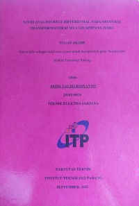 Image of STUDI ANALISIS RELE DIFFERENSIAL PADA PROTEKSI TRANSFORMATOR 60 MVA GIS SIMPANG HARU