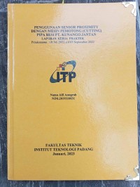 Image of Penggunaan Sensor Proximity Dengan Mesin Pemotong (cutting) pipa besi PT. Kunango Jantan