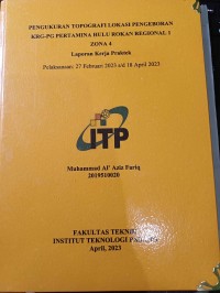 Image of PENGUKURAN TOPOGRAFI LOKASI PENGEBORAN KRG-PG PERTAMINA HULU ROKAN REGIONAL 1 ZONA 4