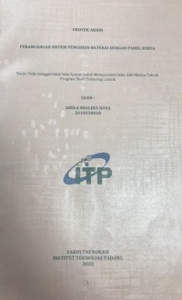 Image of perancangan sistem pengisian baterai dengan panel surya