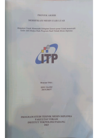 Image of Modifikasi Mesin ulir luar