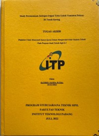 Image of Study Perencanaan Jaringan Irigasi Tetes Untuk Tanaman Pakcoy Di Tanah Kering