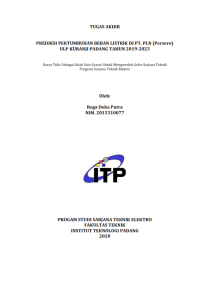 Image of Prediksi Pertumbuhan Beban Listrik di PT. PLN (Persero) ULP Kuranji Tahun 2020-2024
