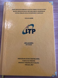 Image of Pengaruh penambahan kapur tohor untuk paving block menggunakan metode dreux modifikasi untuk perancangan komposisi campuran