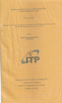 Image of PEMETAAN PERGURUAN TINGGI DI KOTA PADANG BERBASIS GIS