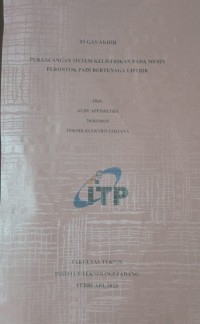 Image of Perancangan Sistem Kelistrikan Pada Mesin Perontok Padi Bertenaga Listrik