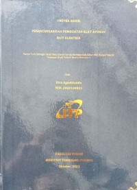 Image of Perancangan dan Pembuatan Alat Ayunan Bayi Elektrik