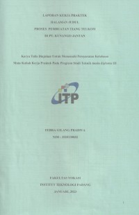 Image of PROSES PEMBUATAN TIANG TELKOM DI PT. KUNANGO JANTAN