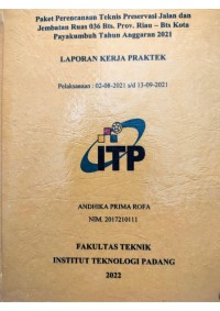 Image of Penyelenggaraan Jalan Kabupaten/ Kota Peningkatan Jalan Balai Baru Lapau Balanjuang
