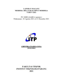 Image of Laporan Magang Merdeka Belajar Kampus Merdeka Tahun 2021 PT. Yodya karya (Persero)