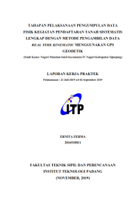 Image of Perbandingan Penerapan Geocoding untuk Wilayah Perkotaan di Sumatera Barat ( Studi Kasus : Kota Padang dan Kota Bukittinggi)