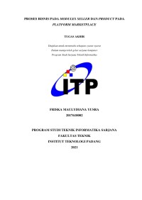 Image of PROSES BISNIS PADA MODULES SELLER DAN PRODUCT PADA PLATFORM MARKETPLACE