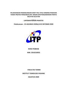 Image of Pelaksanaan Pemancangan Sheet Pile Atau Dinding Penahan Tanah Proyek Pengendalian Banjir Dan Pengamanan Pantai Wilayah Selatan