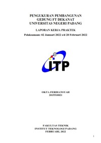 Image of PENGUKURAN PEMBANGUNAN GEDUNG FT DEKANAT UNIVERSITAS NRGERI PADANG