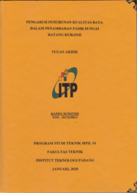 Image of Pengaruh Penurunan Kualitas Bata Dalam Penambahan Pasir Sungai Batang Kuranji