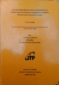 Image of ANALISIS PERBANDINGAN STUDI ANALITIK BUKAAN DINDING DENGAN PENGUJIAN POSISI BUKAAN DINDING MENGGUNAKAN SOFTWARE ABAQUS