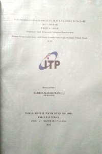 Image of Perancang Dan Pembuatan Alat Uji Geser Untuk Batu Bata Merah