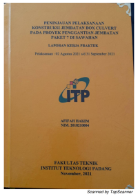 Image of Peninjauan Pelaksanaan Konstruksi Jembatan Box Culvert Pada Proyek Penggantian Jembatan Paket 7 Di Sawahan