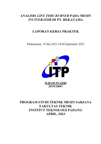 Image of ANALISIS LIFE TIME BURNER PADA MESIN INCINERATOR DI PT. REKATAMA