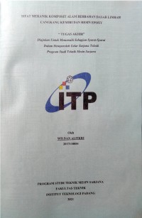 Image of Sifat Mekanik Komposit Alam Berbahan Dasar Limbah Cangkang Kemiri dan Resin Epoxy