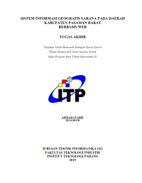 Image of SISTEM INFORMASI GEOGRAFIS SARANA PADA DAERAH KABUPATEN PASAMAN BARAT BERBASIS WEB