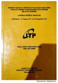 Image of Proses Tahapan Pekerjaan Saluran Pada D.I Amping Parak Kabupaten Pesisir Selatan (IPDMIP)