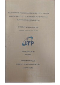 Image of Pelaksanaan Pekerjaan Struktur Pelat Lantai Gedung B Lantai 2 Pada Proyek Pembangunan Kantor DPRD Kota Padang