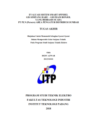 Image of Evaluasi Sistem Smart Spindel GIS Simpang Haru - GH Imam Bonjol yang Berbasis SCADA PT PLN (Persero) Area Pengatur Distribusi SUMBAR