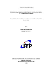 Image of Pemeliharaan Jaringan Distribusi di Wilayah Kerja PT. Fachri Purna Graha