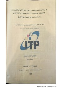 Image of Pelaksanaan Pekerjaan Kolom Lantai II Gedung A Pada Proyek Pembangunan Kantor DPRD Kota Padang