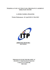Image of Pekerjaan Secant Pile Pada Proyek PLTA Kerinci Merangin 350 MW