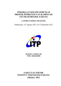 Image of Pekerjaan Kolom Gedung H Proyek Pembangunan Kampus III UIN Imam Bonjol Padang