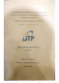 Image of Pelaksanaan Pekerjaan Struktur Balok Lantai 2 Pada Proyek Pembangunan Kantor DPRD Kota Padang