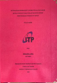 Image of Optimalisasi Pembangkit Listrik Tenaga Matahari Dengan Menggunakan Solar Tracking System 4 Arah Terintegrasi Internet of Things