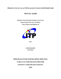Image of Perancangan Alat Pengasapan Lele Sistem Rotari