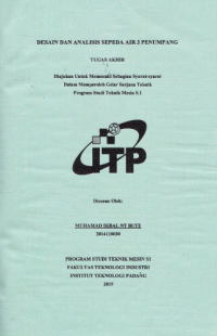 Image of Desain dan Analisis Sepeda Air 3 Penumpang