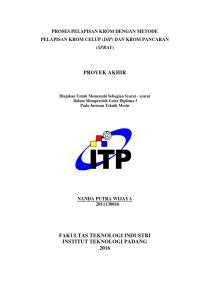 Image of PROSES PELAPISAN KROM DENGAN METODE PELAPISAN KROM CELUP (DIP) DAN KROM PANCARAN (SPRAY)