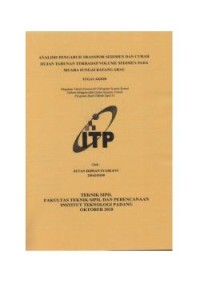 Image of ANALISIS PENGARUH TRANSPOR SEDIMEN DAN CURAH HUJAN TAHUNAN TERHADAP VOLUME SEDIMEN PADA MUARA SUNGAI BATANG ARAU