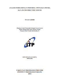Image of Analisis Perbandingan Performa Openldap, Opends dan Apache Directory Server