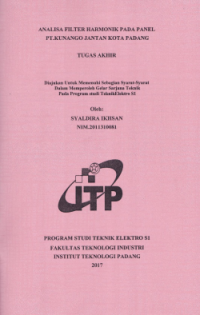 Image of Analisa Filter Harmonik Pada Panel PT Kunango Jantan Kota Padang