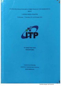 Image of System Pelumasan Bearing Turbin Francus Type Horizontal Shaft