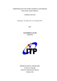 Image of Administrasi dan Pelaporan Pekerjaan Konstruksi di PT Intra Tiara Persada