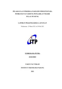 Image of Pelaksanaan Pekerjaan Kolom Struktur Pada Pembangunan Gedung Pengadilan Negeri Pulau Punjung