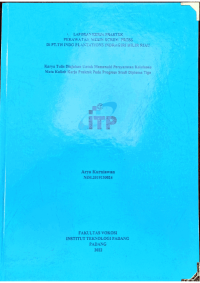 Image of Pemeliharaan Electrostatic Precipitator (ESP) Unit 2 Di PT. PLN (Persero) Unit Pelaksana Pembangkitan Ombilin