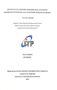 Image of PENGGUNAAN METODE PERIODIK DALAM SISTEM INFORMASI PENGELOLAAN INVENTORY BARANG DI HOTEL