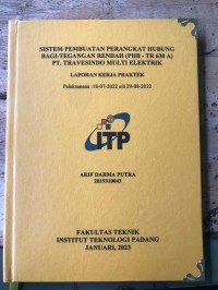 Image of SISTEM PEMBUATAN PERANGKAT HUBUNG BAGI-TEGANGAN RENDAH(PHB-TR 630 A) PT.TRAVESINDO MULTI ELEKTRIK