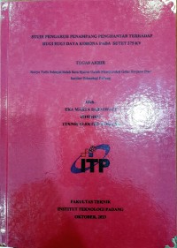 Image of Studi Pengaruh Penampang Penghantar Terhadap Rugi Rugi Daya Korona SUTET 275 kV