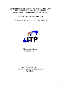 Image of Sistem pengolahan data pelanggan PLN unit layanan pengadaan (ULP) kuranji menggunakan arsip pelanggan (ARPEL)