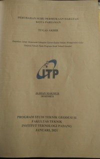 Image of ALIH FUNGSI LAHAN PERTANIAN MENJADI LAHAN TERBANGUN (STUDI KASUS KABUPATEN PADANG PARIAMAN)